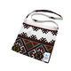 Traista din bumbac pentru colind, 22 x 22 cm, Alb/Verde, Baltic Bebe 671493