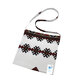 Traista din bumbac pentru colind, 22 x 22 cm, Steluta Alb/Verde, Baltic Bebe 671509