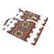 Traista din bumbac pentru colind, 35 x 37 cm, Alb/Verde, Baltic Bebe 671526