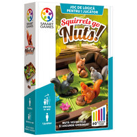 Joc de logica 60 provocari in limba romana Squirrels Go Nuts!, +6 ani, Smart Games