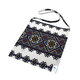 Traista din bumbac pentru colind, 35 x 37 cm, Alb/Albastru, Baltic Bebe 671534