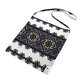 Traista din bumbac pentru colind, 35 x 37 cm, Alb/Albastru, Baltic Bebe 671533