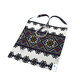 Traista din bumbac pentru colind, 35 x 37 cm, Alb/Albastru, Baltic Bebe 671532