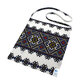 Traista din bumbac pentru colind, 35 x 37 cm, Alb/Albastru, Baltic Bebe 671529