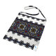 Traista din bumbac pentru colind, 35 x 37 cm, Alb/Albastru, Baltic Bebe 671530
