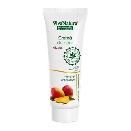 Crema de corp cu Mango si Unt de Shea, 250 ml, Vivanatura