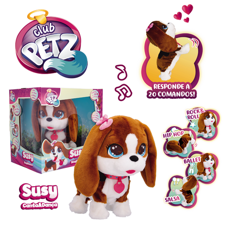 Catelus interactiv Susy, 3 ani+, IMC Toys 671708