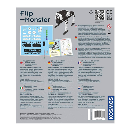 Kit constructie Robot Flip Monster, +8 ani, Kosmos 671728