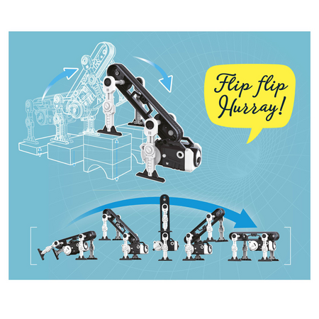 Kit constructie Robot Flip Monster, +8 ani, Kosmos 671725