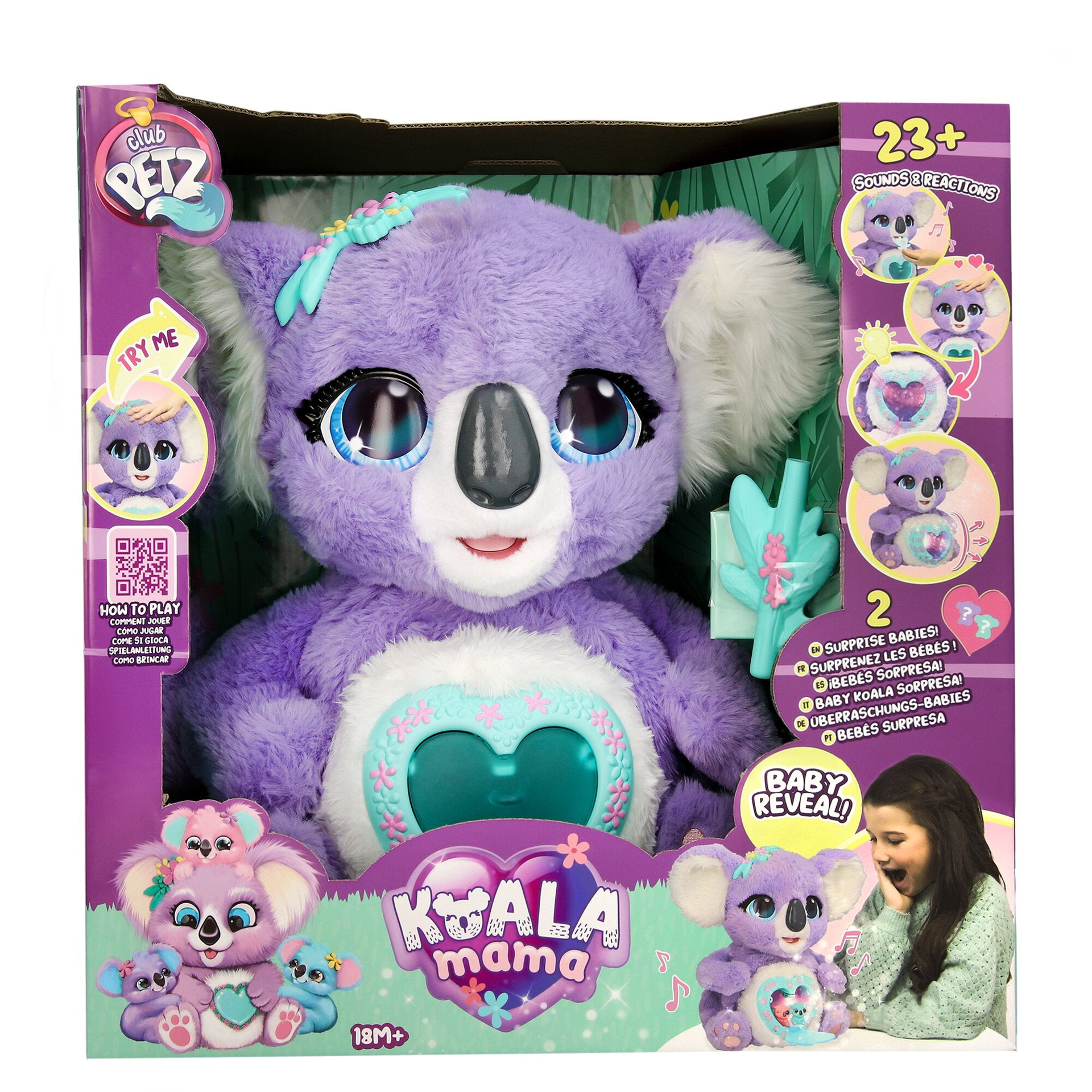 Plus interactiv Koala Mama, 2 ani+, IMC Toys