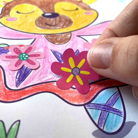 Carte de Colorat cu Activitati 3 in 1 Unicorn, +3 ani, SES Creative 671799