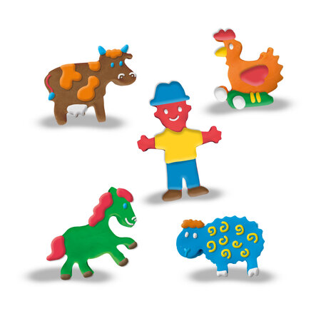 Mega Set de Plastilina cu Unelte, +1 an, SES Creative 671843