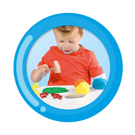 Mega Set de Plastilina cu Unelte, +1 an, SES Creative 671842