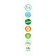 Plastilina Stralucitoare 4 Culori, +1 an, 4x90 g, SES Creative 671899