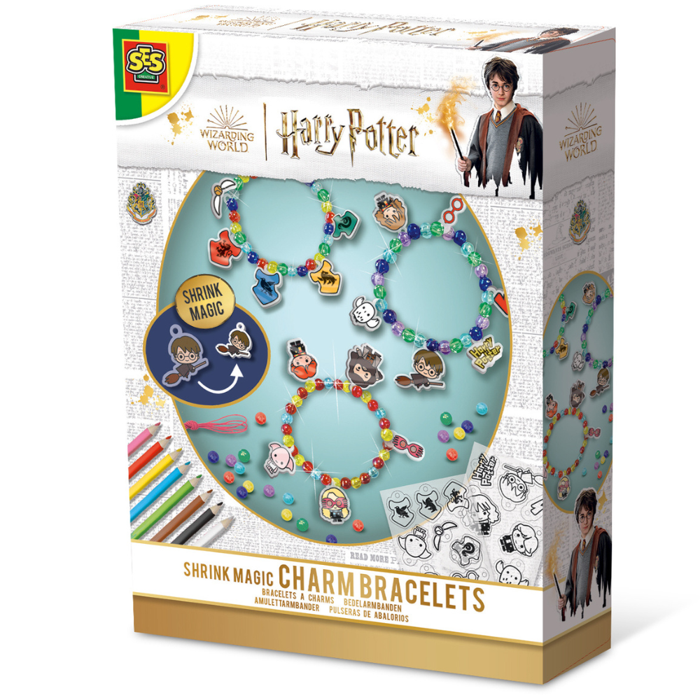 Set Bratari cu Pandantive Magice Harry Potter, +6 ani, SES Creative