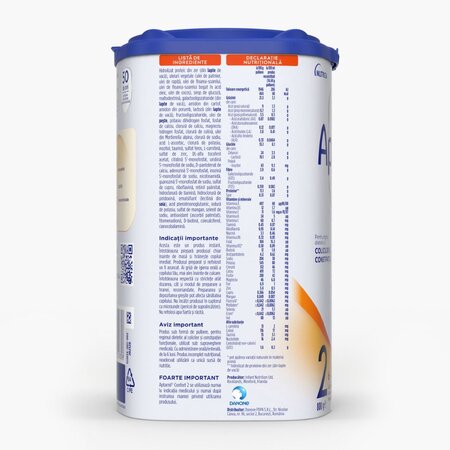Lapte praf Aptamil Confort 2, 6-12 luni, 800 g, Nutricia 672018