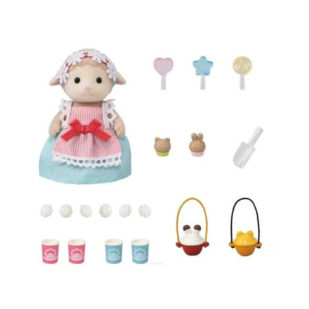 Set Stand Tricicleta pentru Popcorn Sylvanian Families, +3 ani, Epoch 672047
