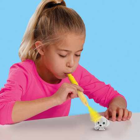 Set de carioci cu aerograf si 3 catei surpriza, +5 ani, SES Creative 672118