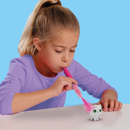 Set de carioci cu aerograf si 3 pisici surpriza, +5 ani, SES Creative 672124