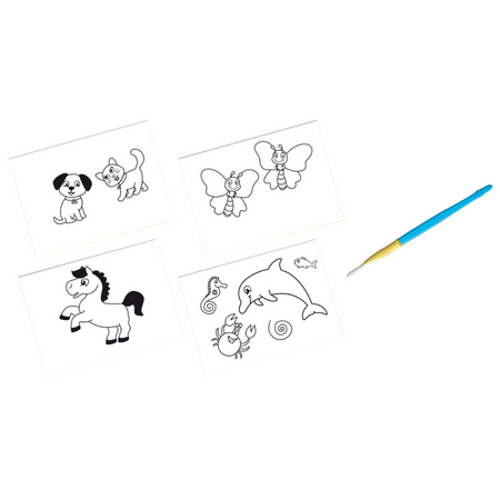 Set de colorat cu apa, +1 an, SES Creative 672130