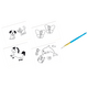 Set de colorat cu apa, +1 an, SES Creative 672130