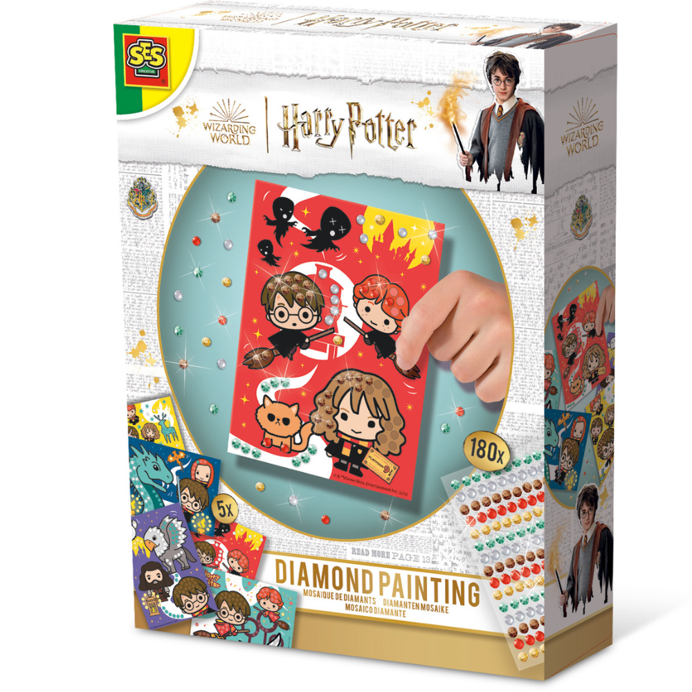 Set de decorat cu diamante Harry Potter, +6 ani, SES Creative