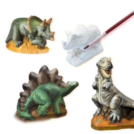 Set mulaj si pictura Dinozauri, +5 ani, SES Creative 672220