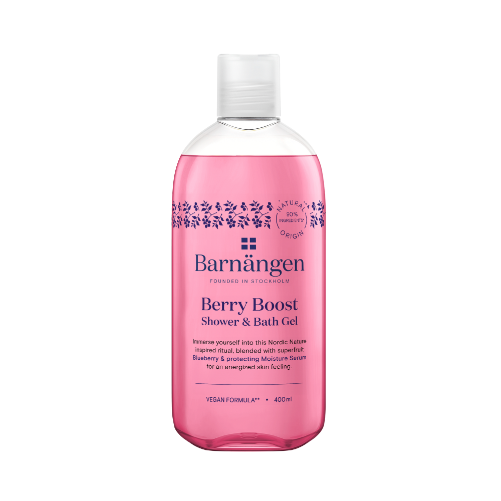 Gel de dus Berry Boost, 400 ml, Barnangen