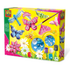 Set mulaj si pictura Fluturi cu Sclipici, +5 ani, SES Creative 672234