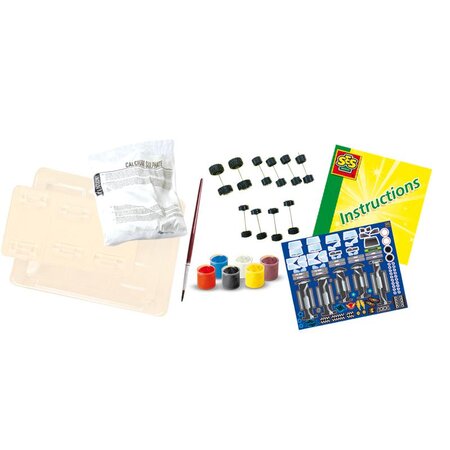 Set mulaj si pictura Masini, +6 ani, SES Creative 672258