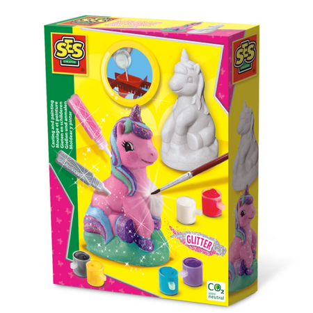 Set mulaj si pictura Unicorn, +5 ani, SES Creative