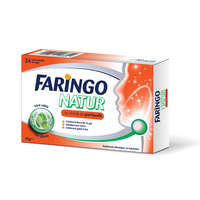 Faringo Natur, aroma de portocale, 24 comprimate, Terapia