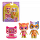 Set de joaca cu 2 figurine si accesorii, +3 ani, Diverse Modele, SuperKitties 672600