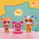 Set de joaca cu 2 figurine si accesorii, +3 ani, Diverse Modele, SuperKitties 672588
