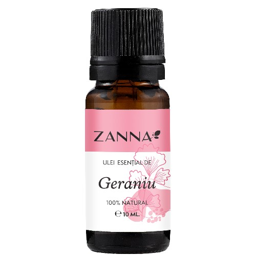 Ulei  esential de Geraniu, 10 ml, Zanna