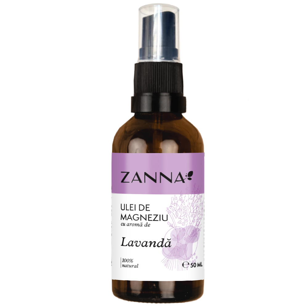 Ulei de Magneziu cu Lavanda, 50 ml, Zanna