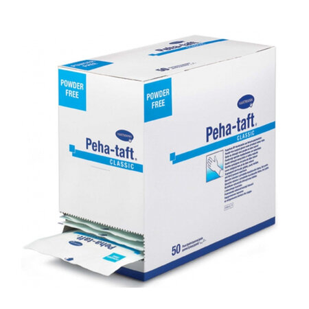 Manusi chirurgicale nepudrate din latex Peha-Taft Classic, marima 7.5, 50 bucati, Hartmann