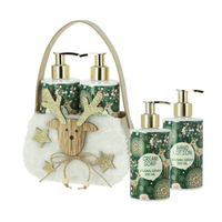 Set Sapun lichid si Crema de maini Natural X-Mas, 2x250 ml, Vivian Gray
