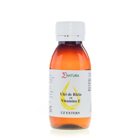 Ulei de ricin cu vitamina E, 50 ml, Enatura