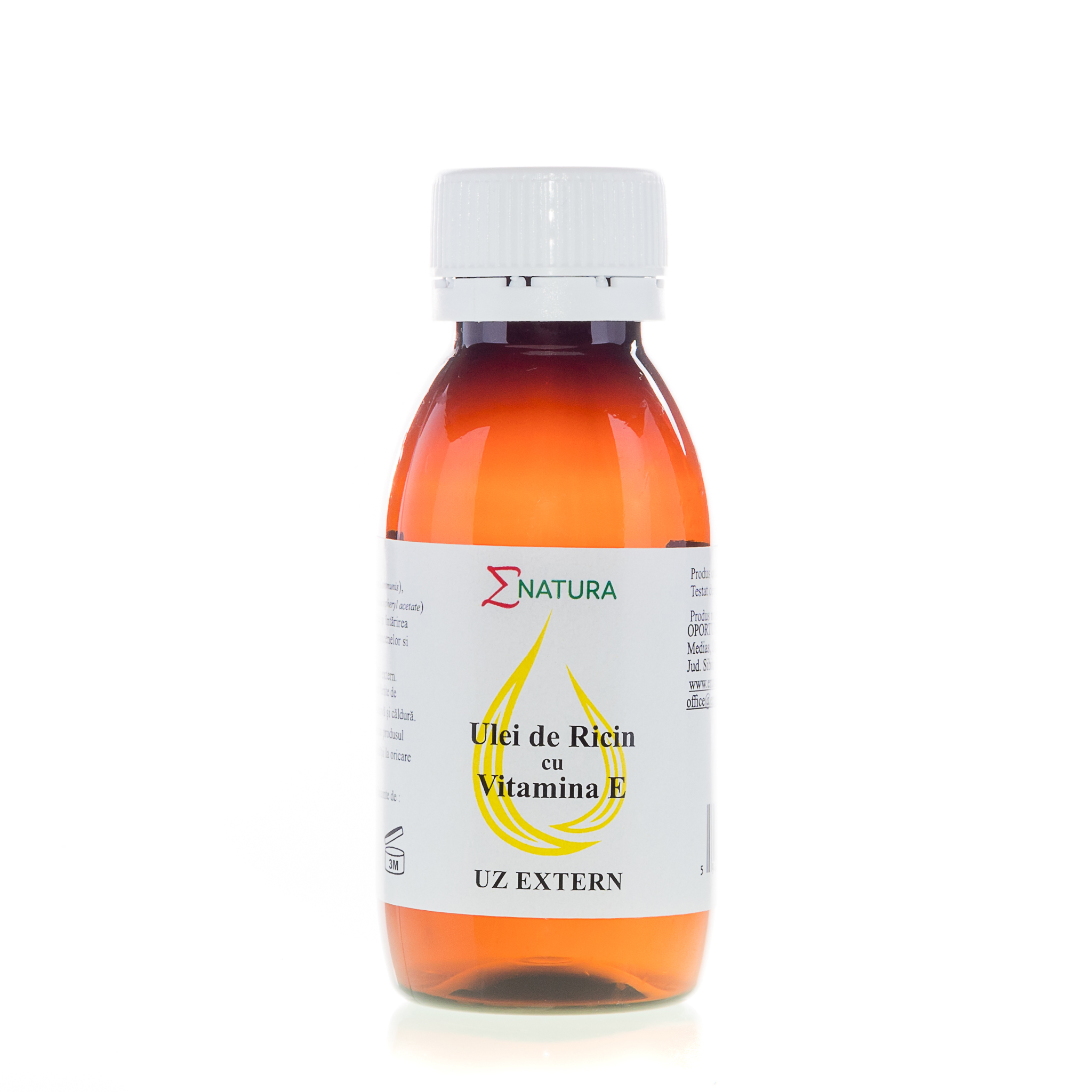 Ulei de ricin cu vitamina E, 50 ml, Enatura