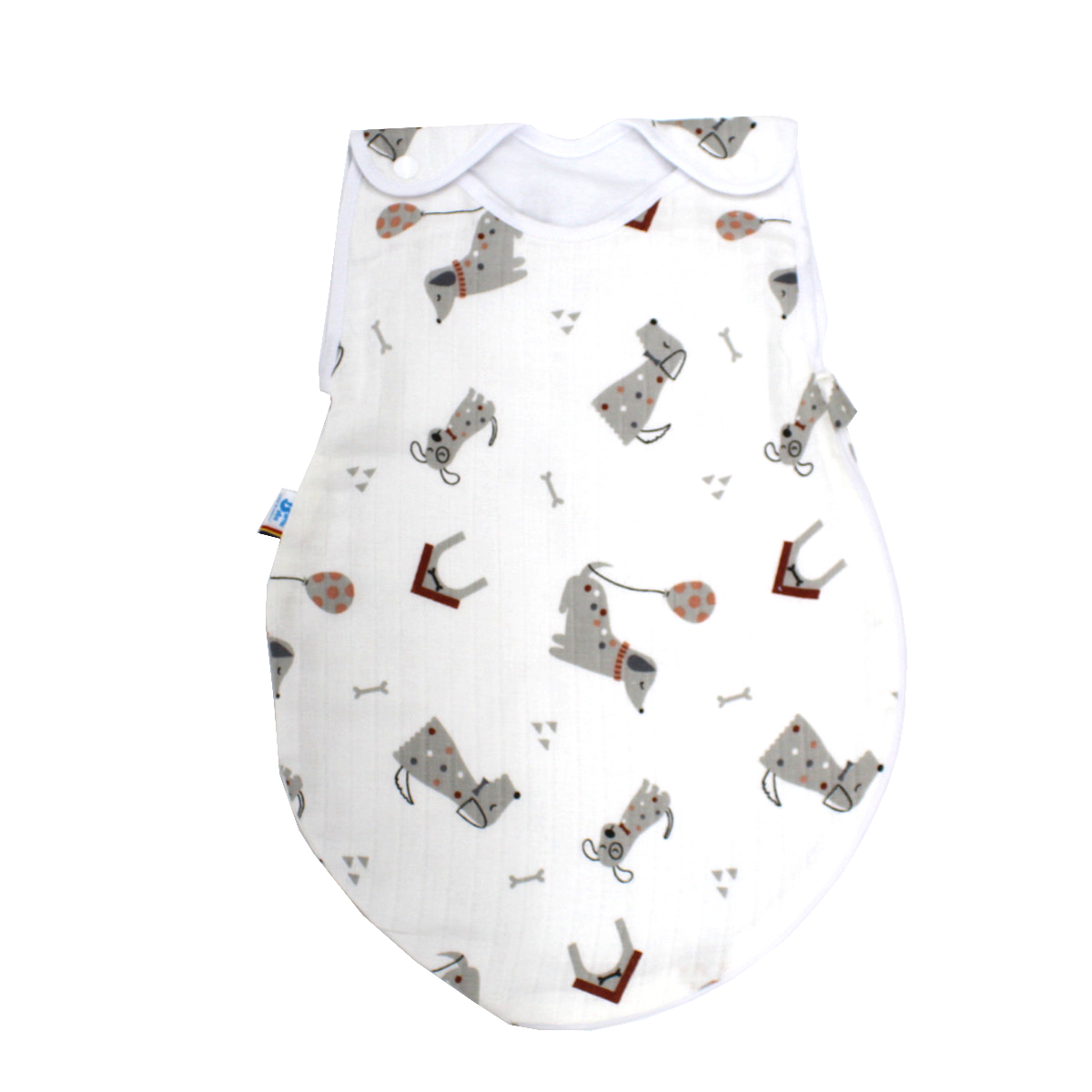 Sac de dormit Muselina, 0-3 luni, Baltic