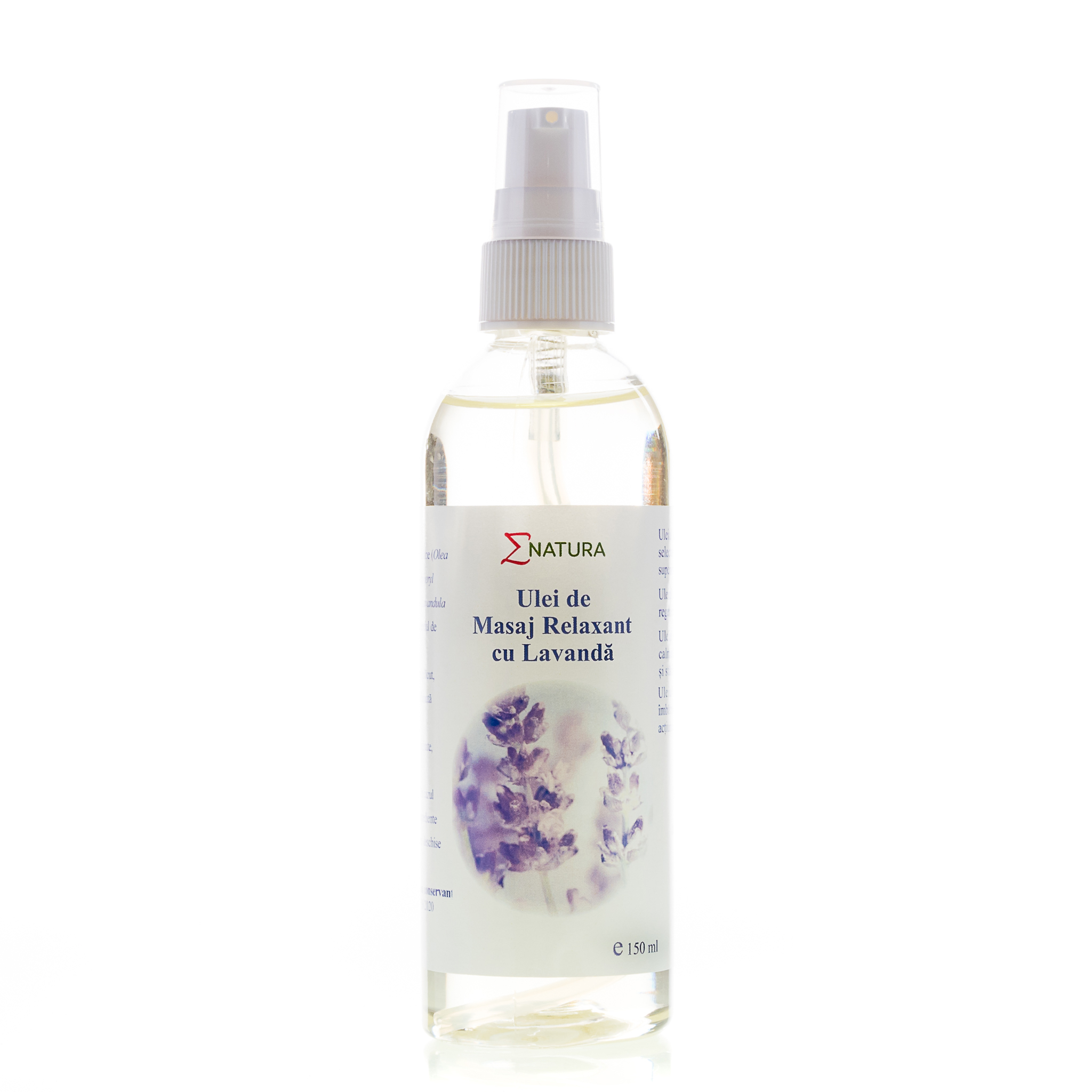 Ulei de masaj relaxant cu lavanda, 150 ml, Enatura