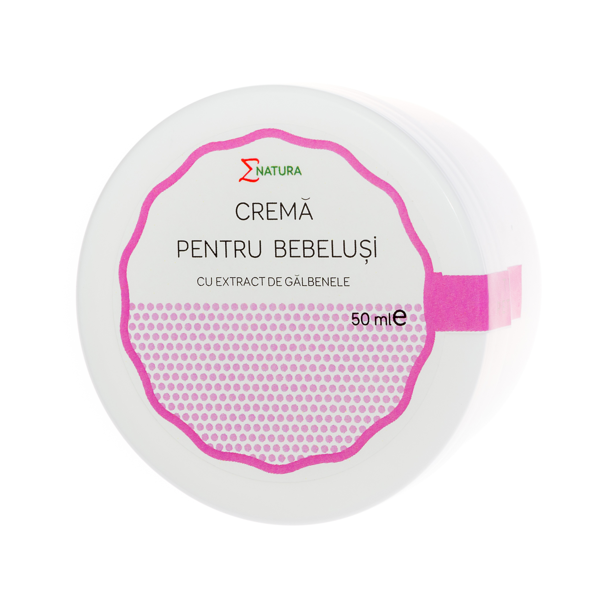 Crema pentru bebelusi cuextract de galbenele, 50 ml, Enatura