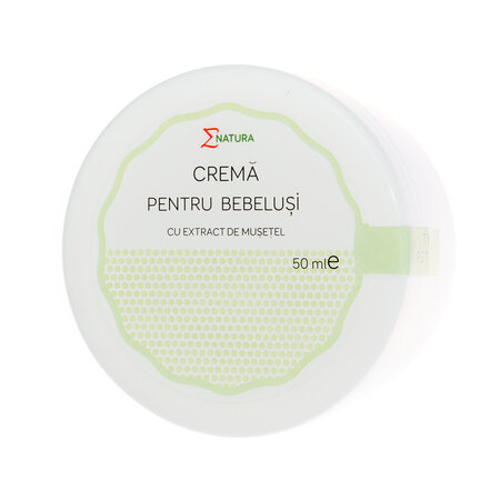 Crema pentru bebelusi cuextract de musetel, 50 ml, Enatura