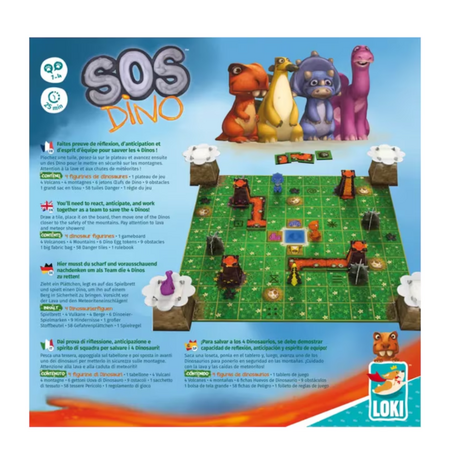 Joc pentru copii SOS Dino, 6 ani+, Loki 672918