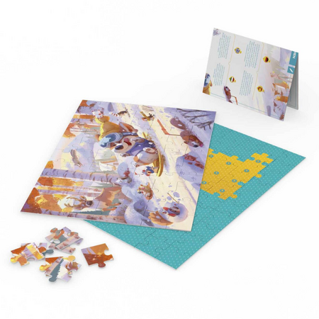 Puzzle Plus: Loki goes sledding, 5 ani+, 70 piese, Loki 672947