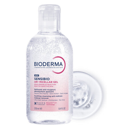 Gel micelar de curatare Sensibio AR+, 250 ml, Bioderma 776027
