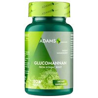 Glucomannan, 450 mg, 90 capsule vegetale, Adams Supplements