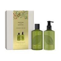 Set festiv duo, Gel de dus 300 ml + Lotiune de corp si maini 300 ml Scottish Fine Naturals, Scottish Fine Soaps