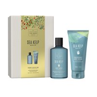 Set festiv duo, Gel de dus 300 ml + Unt de corp 200 ml Sea Kelp Marine Spa, Scottish Fine Soaps